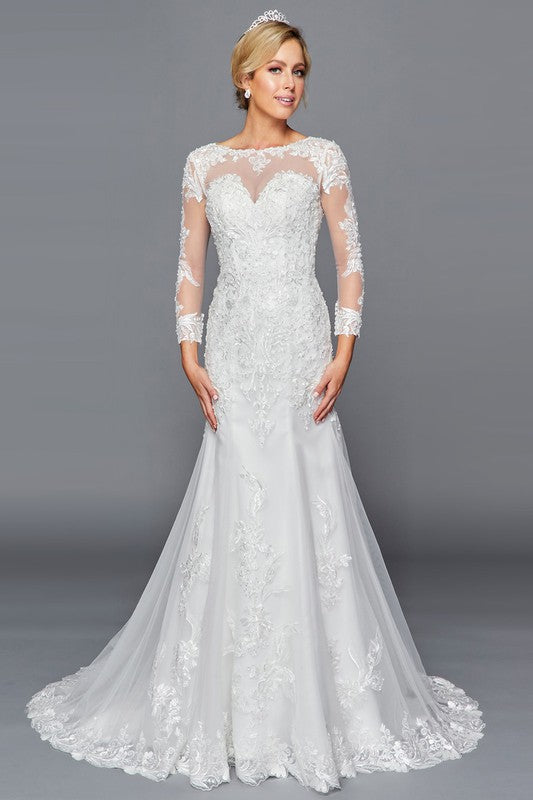 Court Train Mermaid Bridal Gown