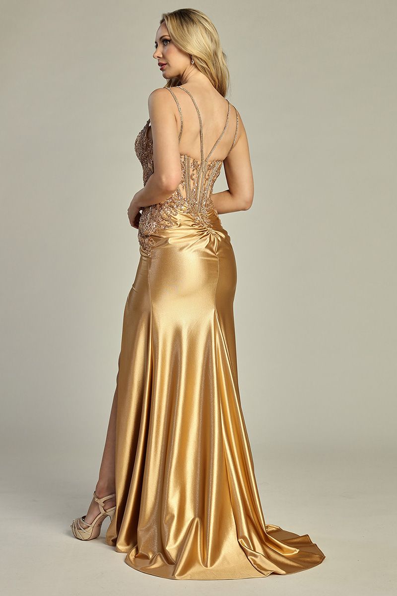 Stunning Beaded Corset Dress - 4 Colors Available