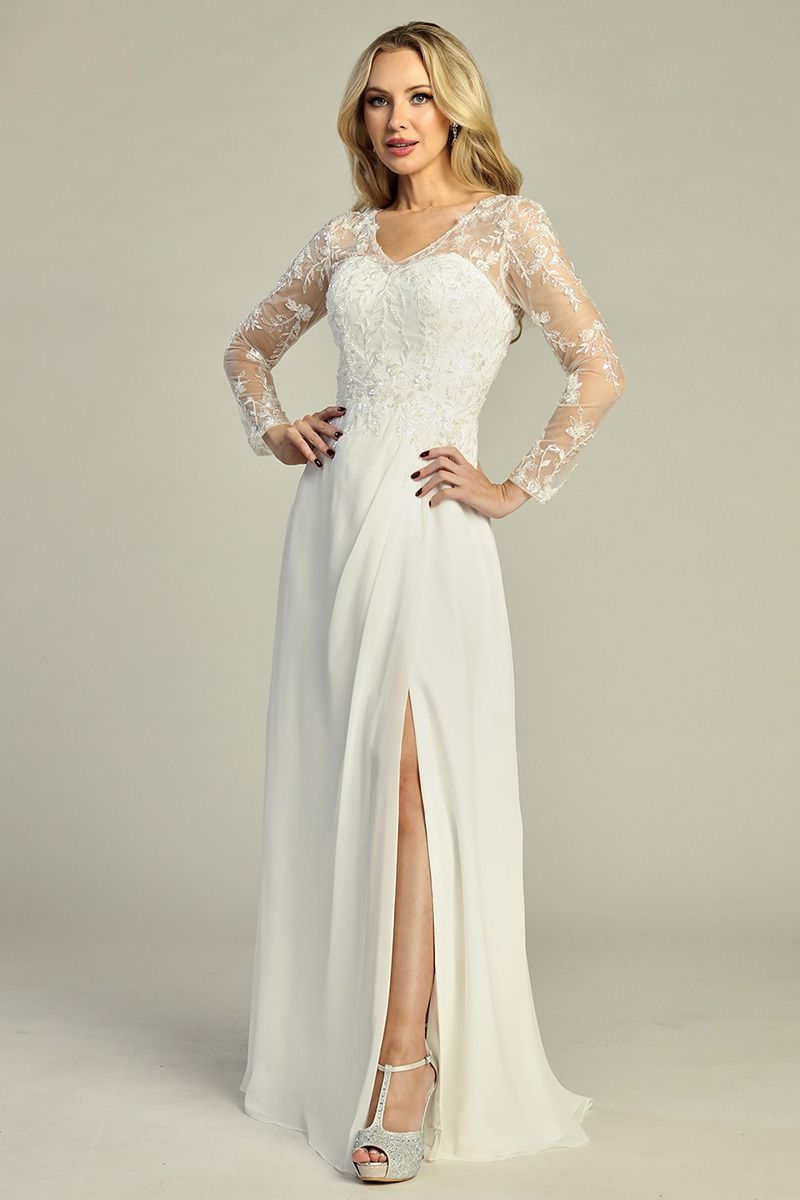 Long Sleeve With Slip Dress