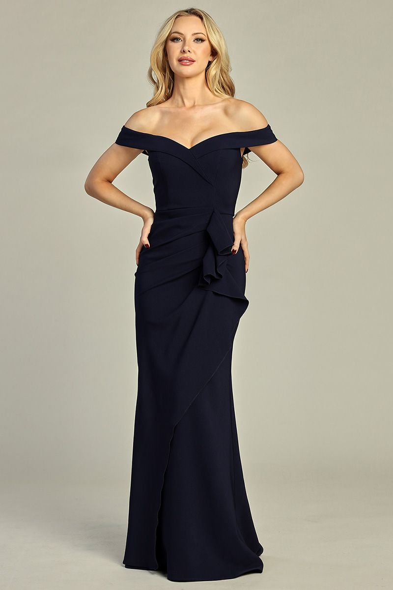 Off The Shoulder Satin Dress