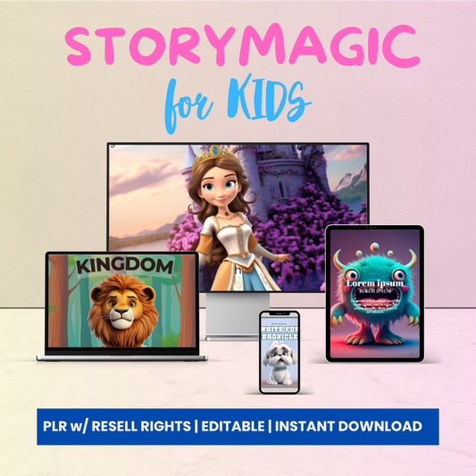 Story Magic for Kids – Editable Canva Storybook Template