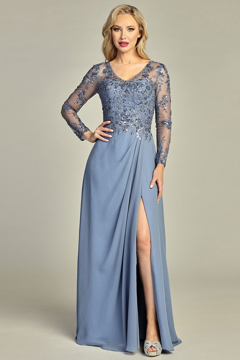 Long Sleeve With Slip Dress