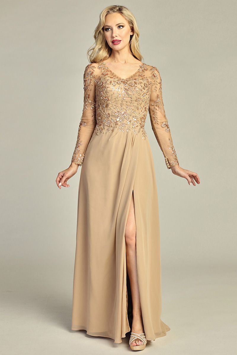 Long Sleeve With Slip Dress - Style 2