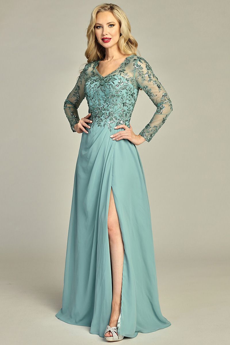 Long Sleeve With Slip Dress
