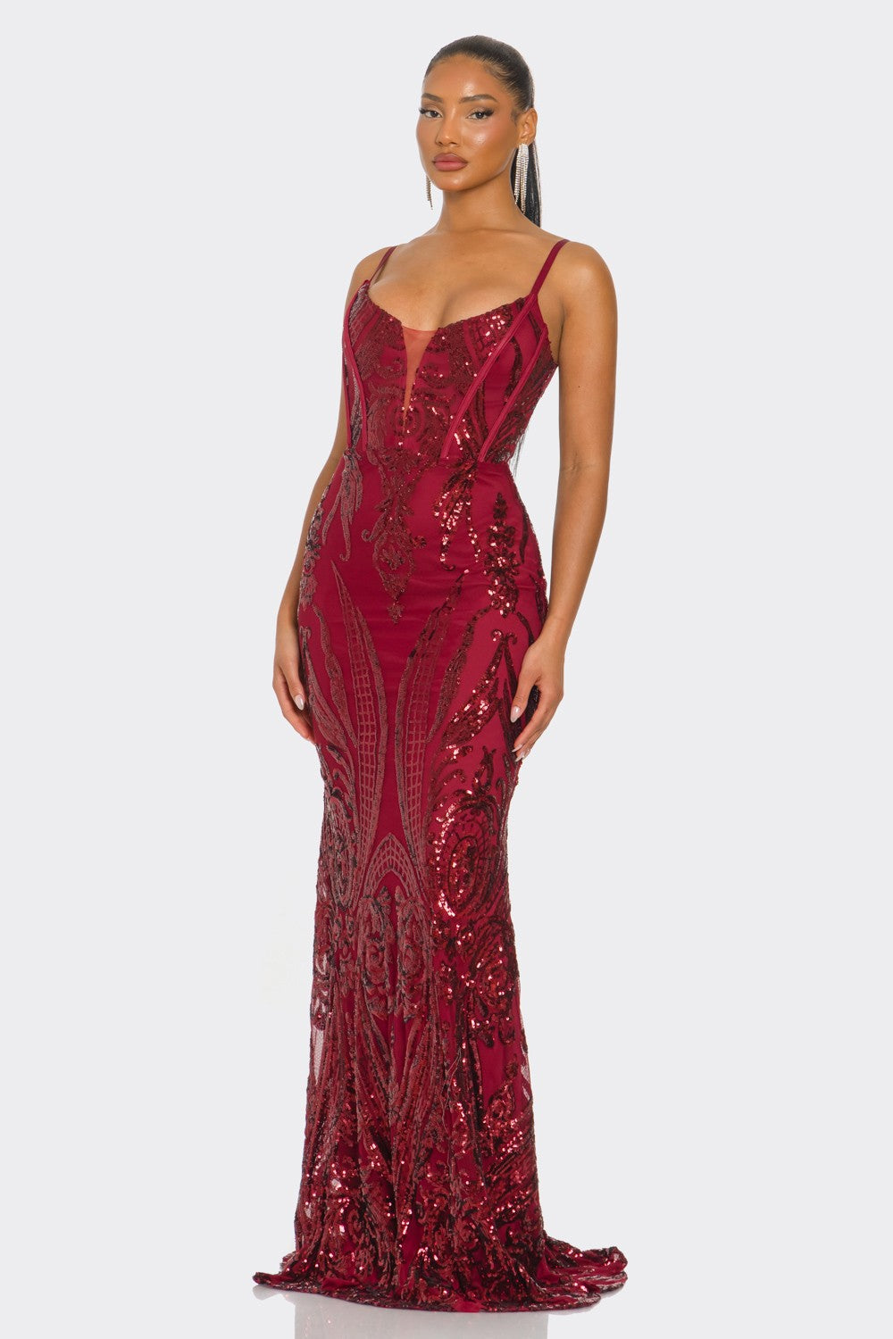 Sequins Maxi Dress