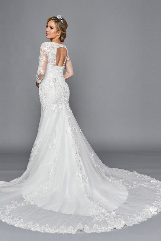 Court Train Mermaid Bridal Gown