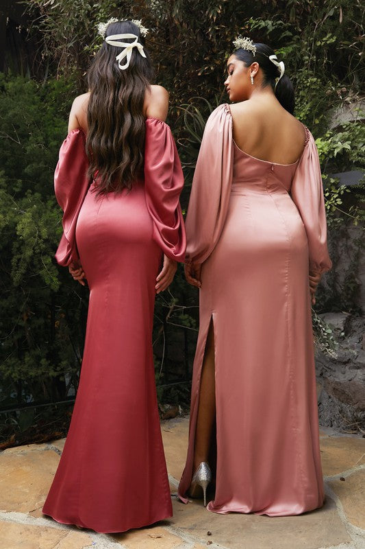 Long Sleeve Formal Dress