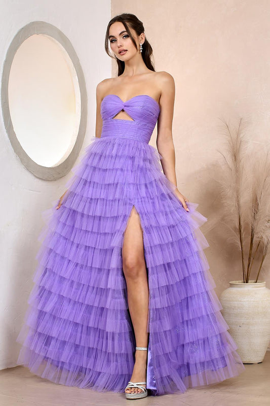 Ruffle Long Dress - Style 3