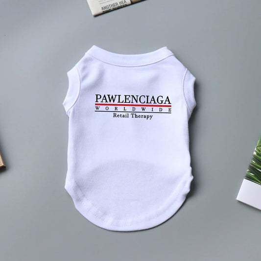 Pawlenciaga Dog Tee | Designer-Inspired Dog T-Shirt for Everyday Wear