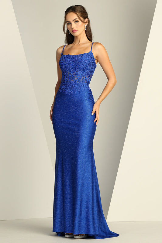 Fitted Sparkle & Lace Dress - Style 4