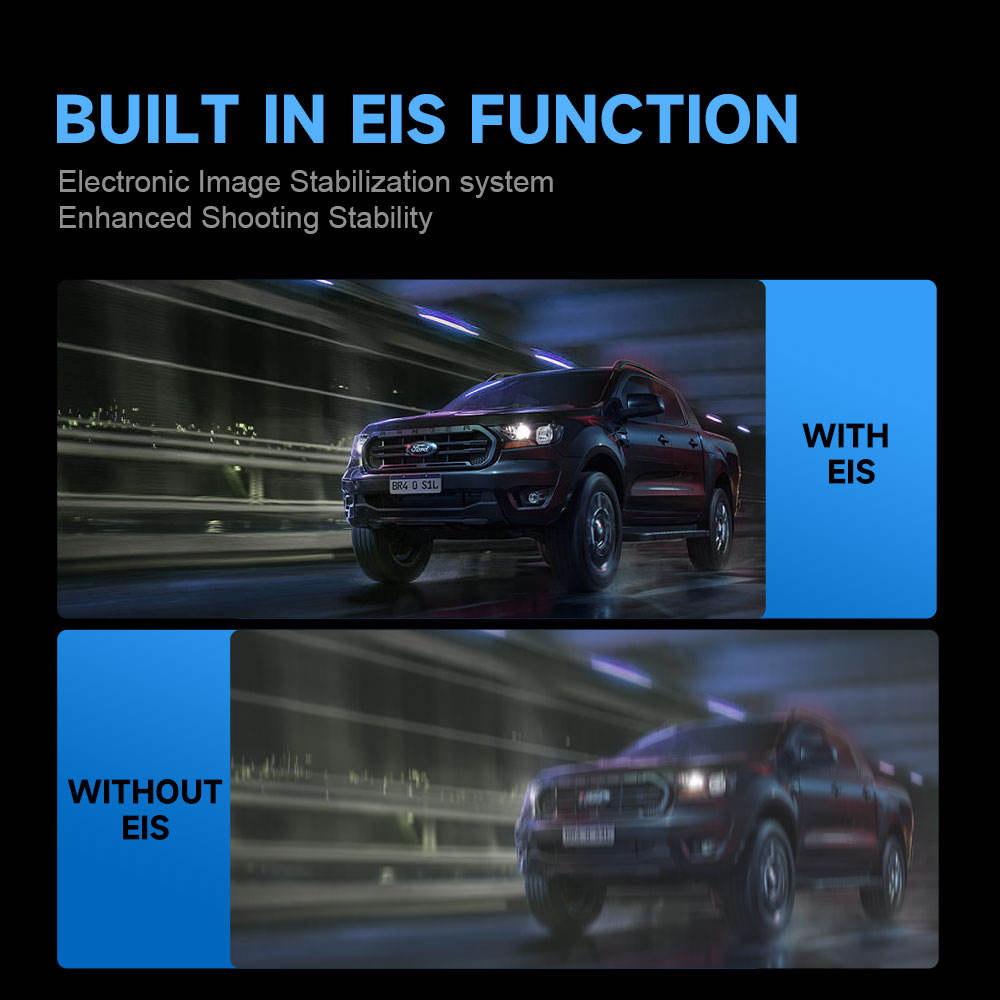 A365 4-Channel 360° Dash Cam | Front Left Right Rear GPS WiFi Free 64GB