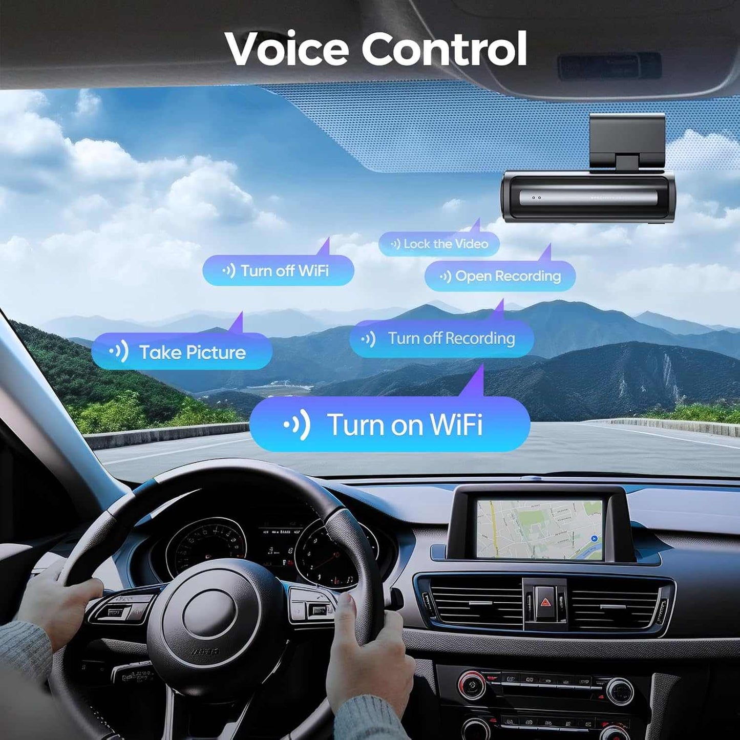 LINGDU LD06 5K Front and Rear Dash Cam