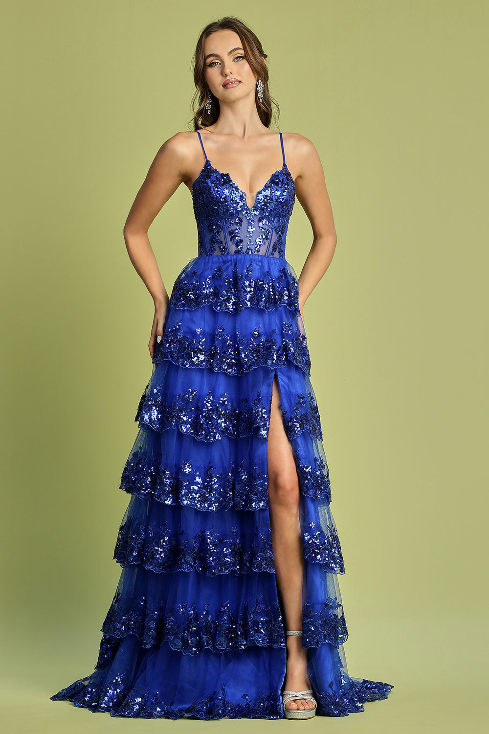Ruffle Formal Dress