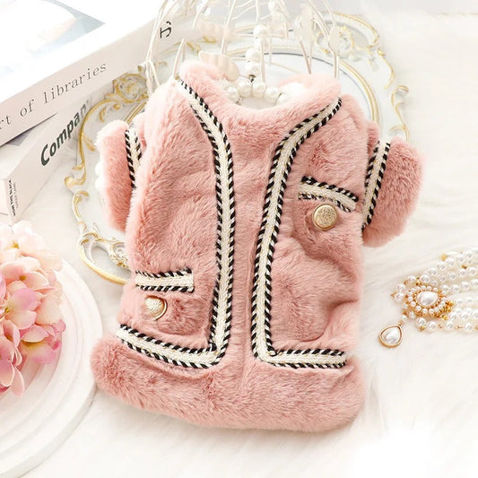 Odesa Plush Dog Coat | Warm Dog Coat for Cold Weather