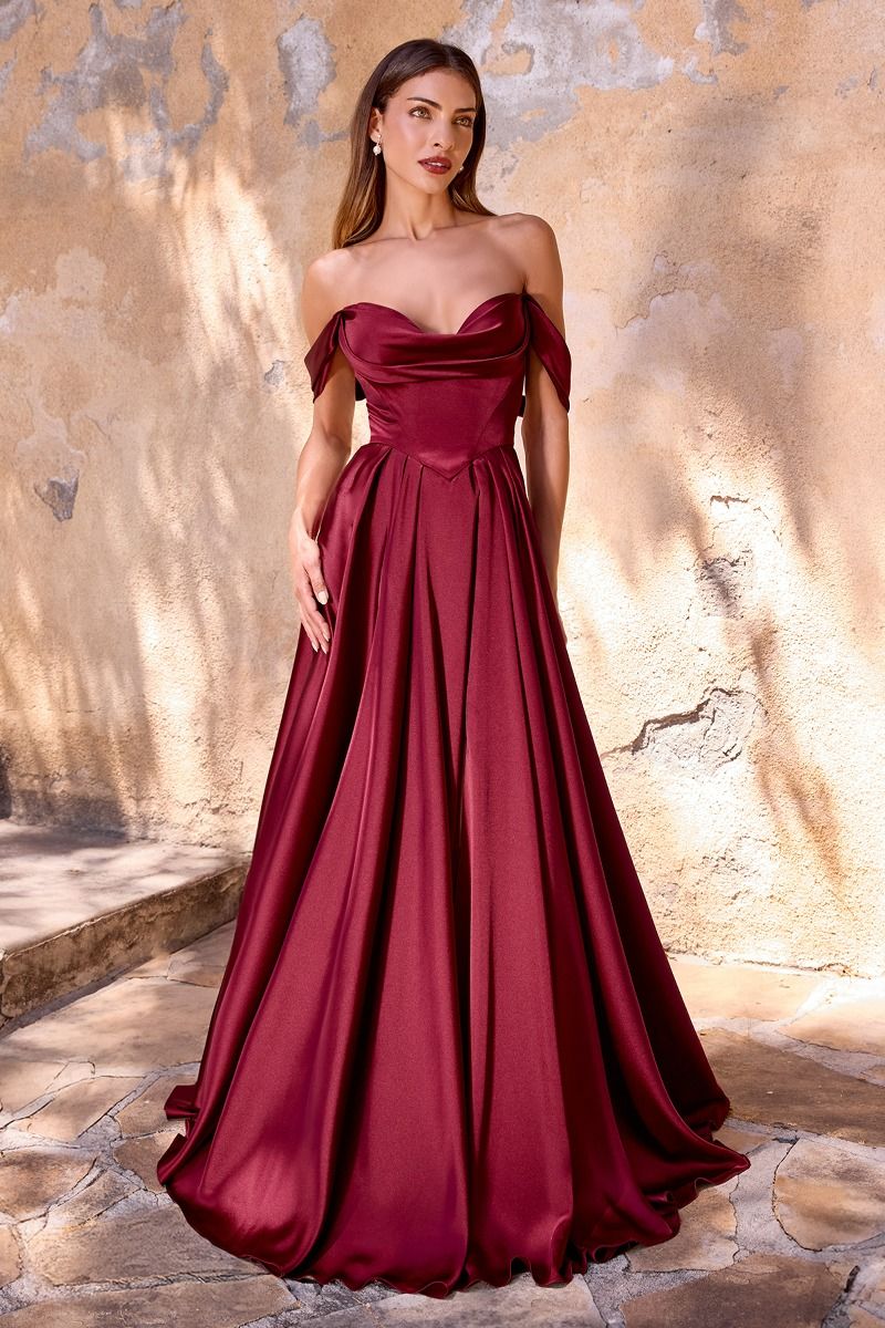 Soft Satin A-Line Dress - 9 Colors Available