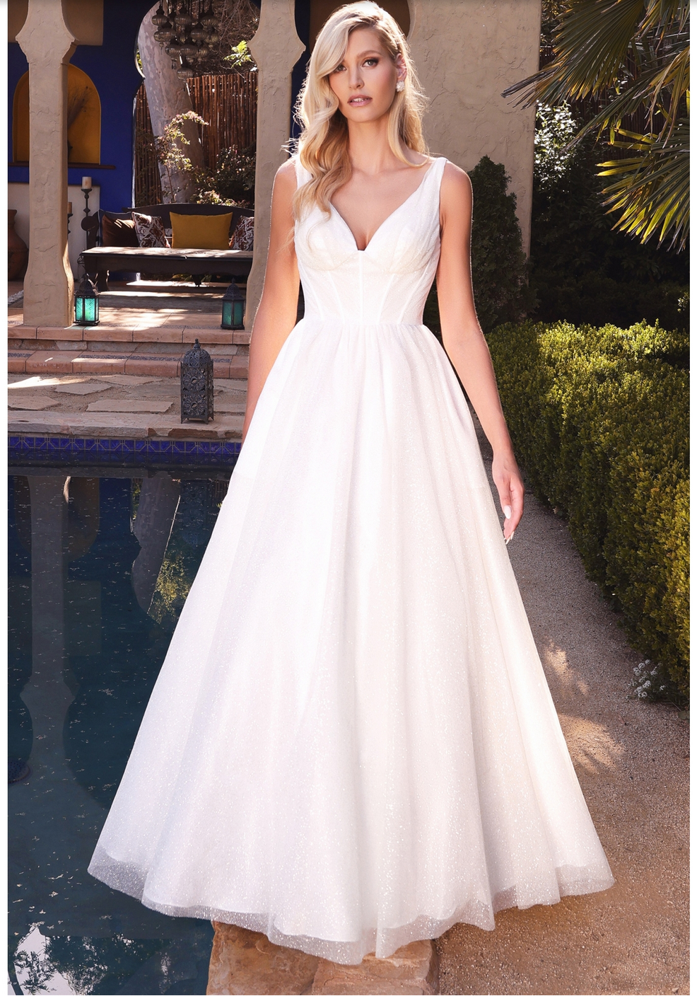 Glitter Bridal Ball Gown