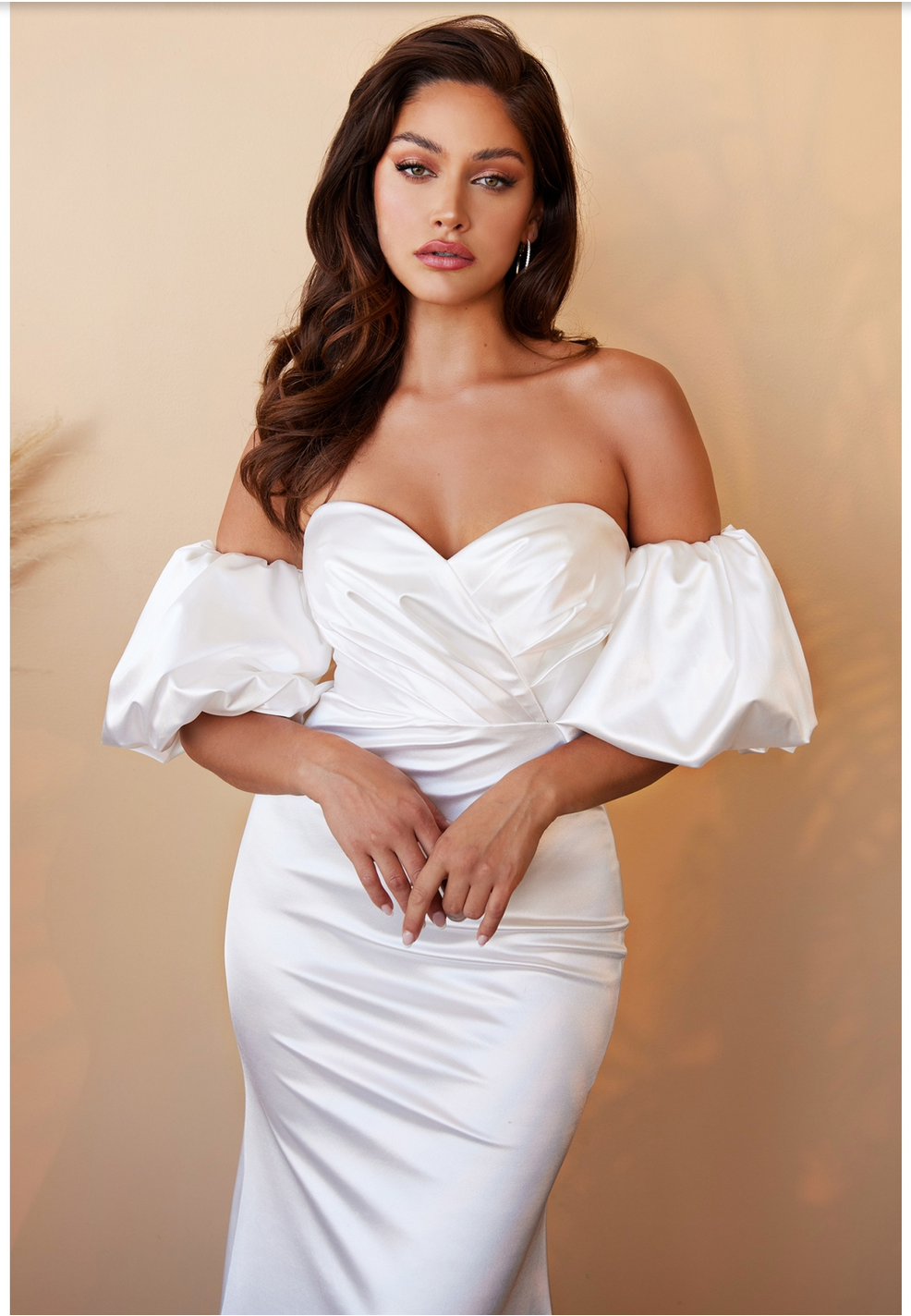 Satin Fitted Bridal Gown