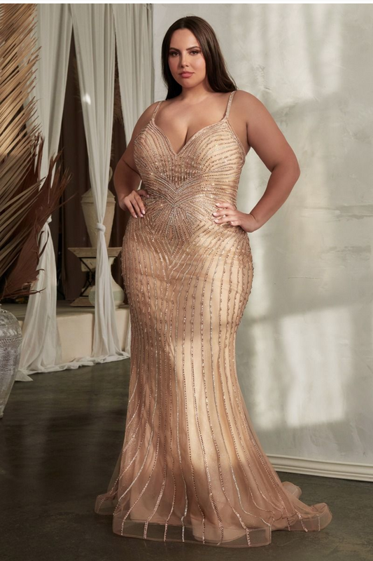 Embellished Mermaid Gown