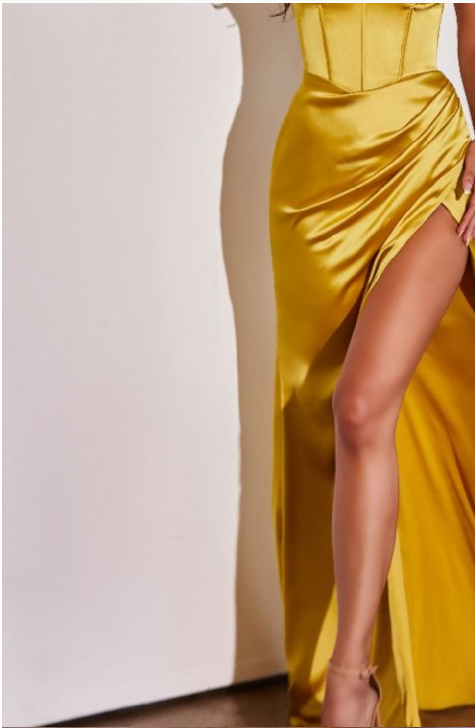 Embellished Satin Corset Dress - 5 Colors Available