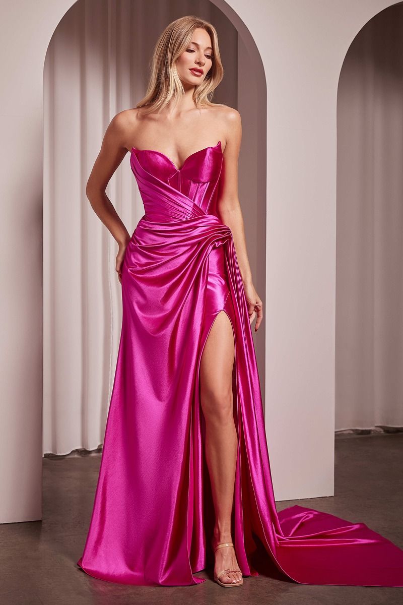 Fitted Lace-Up Corset Back Dress - 3 Colors Available
