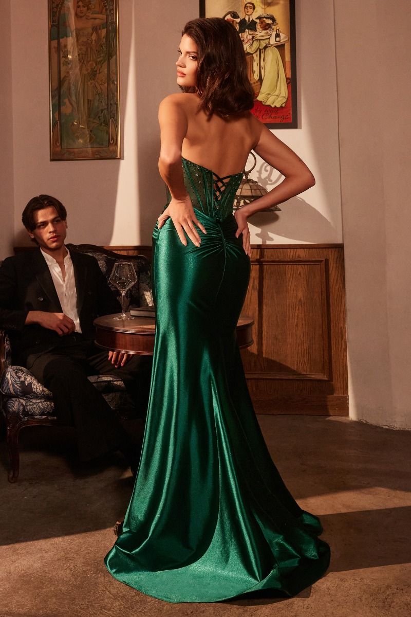 Fitted Glitter Dress With Lace Appliqué - 7 Colors Available