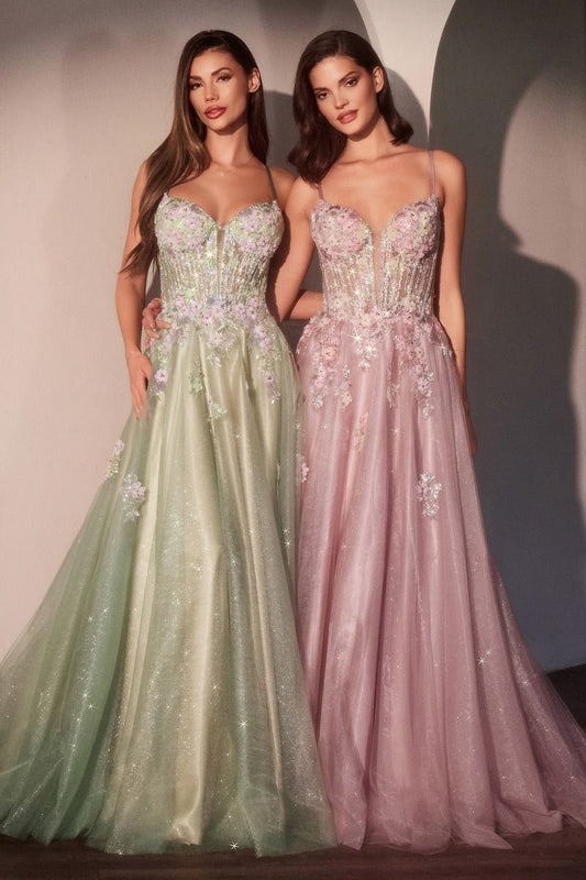 A-Line Dress With Elegance And Sparkle