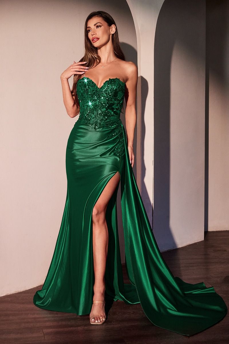 Strapless Flattering Silhouette Dress