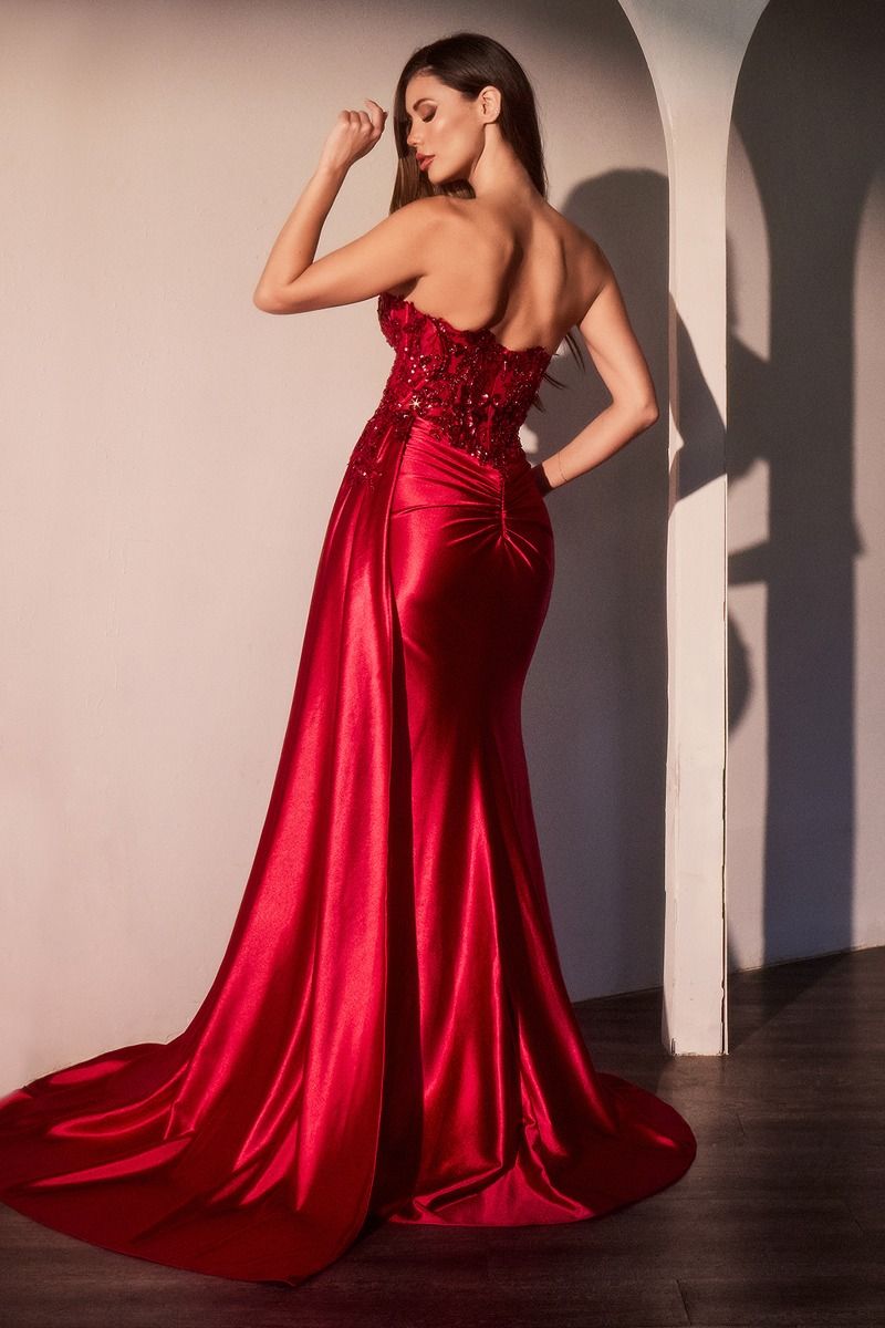 Strapless Flattering Silhouette Dress